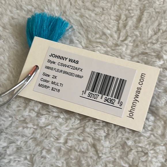 NWT- Johnny Was Women Fleur Braided Wrap One Piece Bathing Suit- Size 2X - Picture 7 of 15